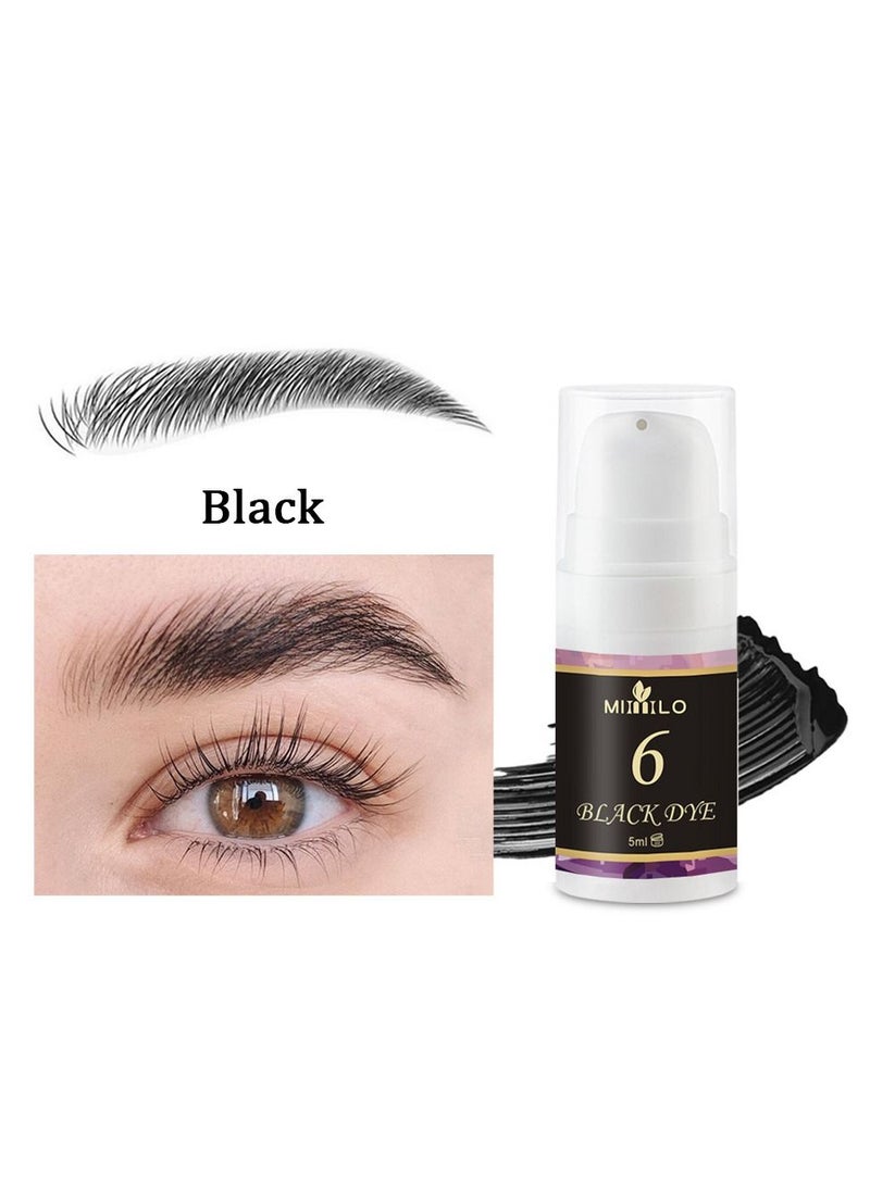 Professional Lash Lift and Tint Kit,   Eyelash Perm Kit and Black Eyelash Eyebrow Tint 3 in 1 Set, Quick Lifting Voluminous Tinting with Complete Tools for