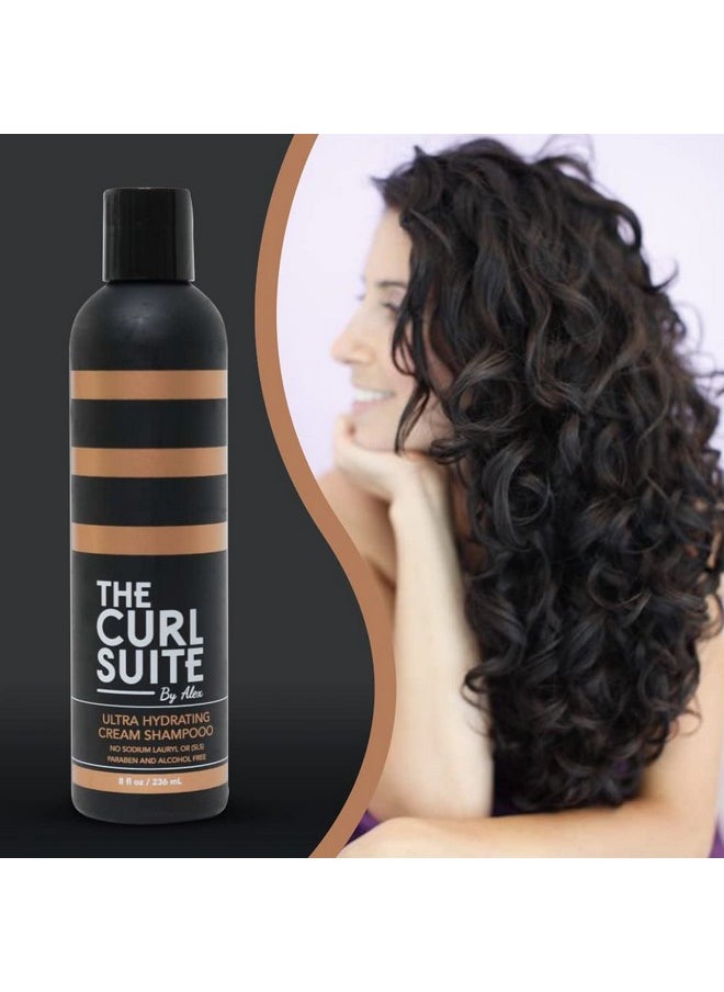 The Curl Suite - Hydrating Shampoo For Curly Hair Infused With Special Extracts & Proteins Sulfatefree Hydrating Shampoo Antifrizz Hydration Color Safe Shampoo For Dry & Dull Hair (8 Oz) - Image 1