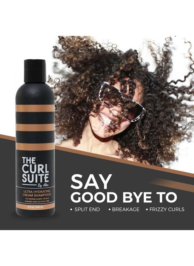 The Curl Suite - Hydrating Shampoo For Curly Hair Infused With Special Extracts & Proteins Sulfatefree Hydrating Shampoo Antifrizz Hydration Color Safe Shampoo For Dry & Dull Hair (8 Oz) - Image 1