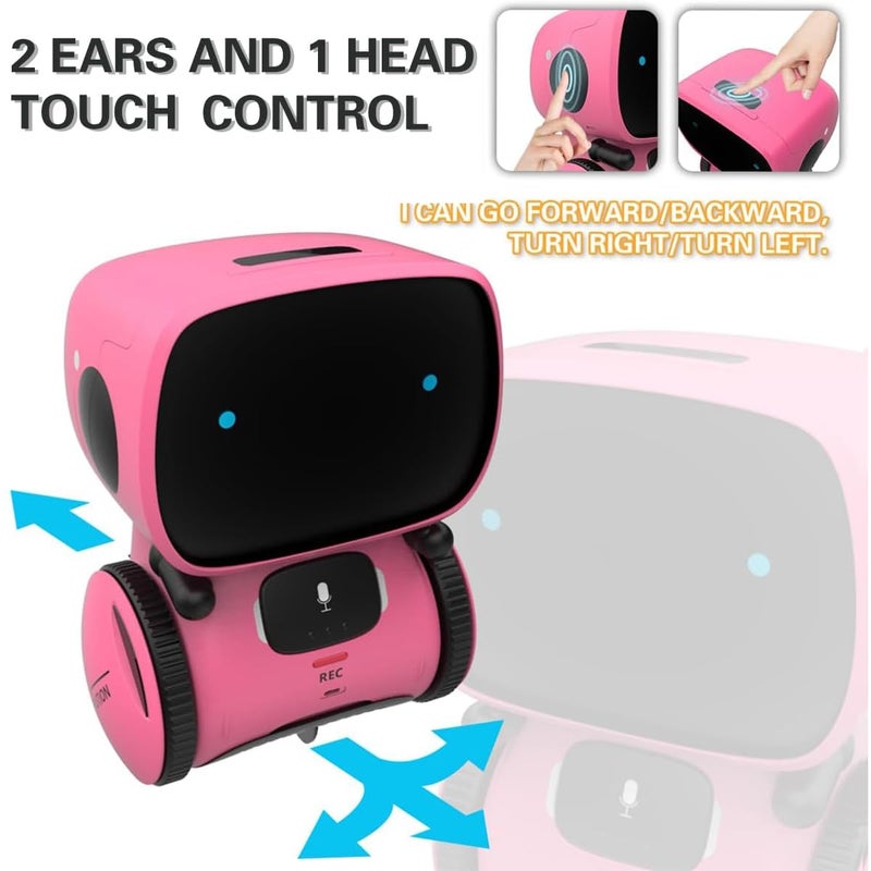 98K Kids Robot Toys for Girls and Boys Touch and Voice Control Robots Interactive Smart Talking Robots Intelligent Partner and Teacher with Singing Dancing STEM Toy Gifts for Kid Age 3 and Up - Image 3