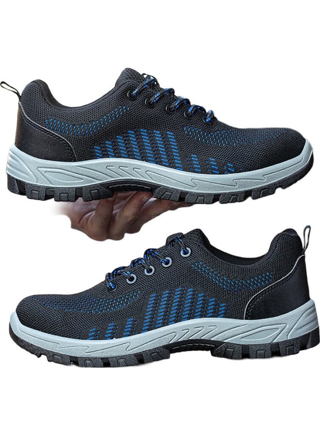 Old housekeeper Laoguanjia Safety Shoes For Men, Flyknit Breathable, Electrician Insulated 10Kv, Wear-Resistant, Anti-Smashing, Anti-Puncture, Functional Work Shoes, Size 42 - Image 2