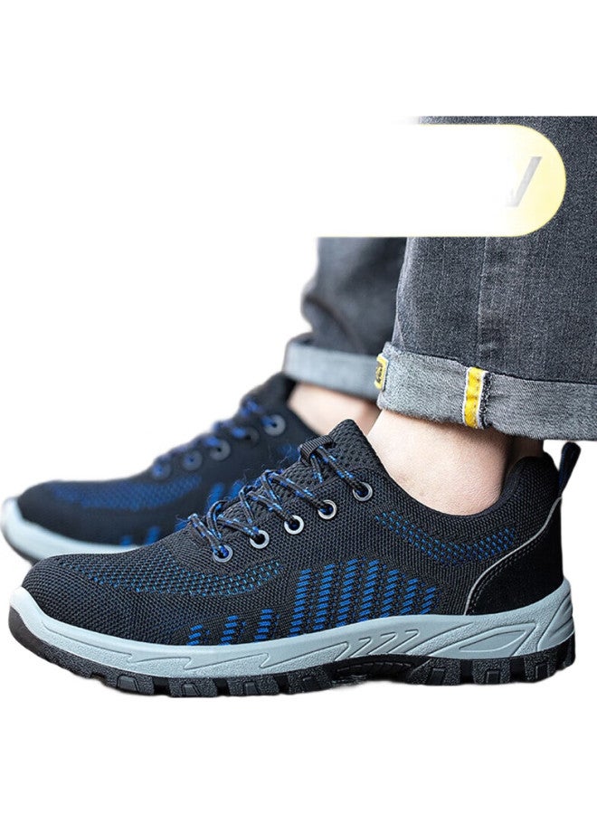 Old housekeeper Laoguanjia Safety Shoes For Men, Flyknit Breathable, Electrician Insulated 10Kv, Wear-Resistant, Anti-Smashing, Anti-Puncture, Functional Work Shoes, Size 42 - Image 3