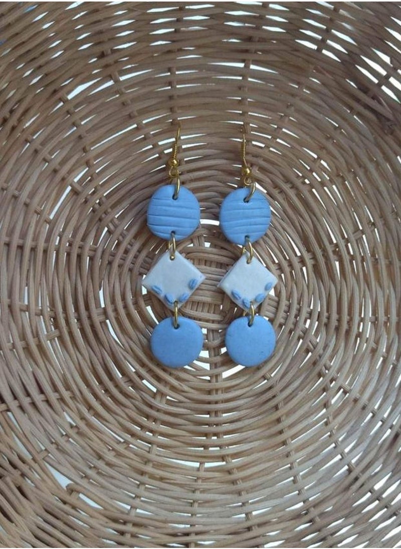 Generic Hand Made Lightweight Earrings For Women of Polymer clay  - Image 2