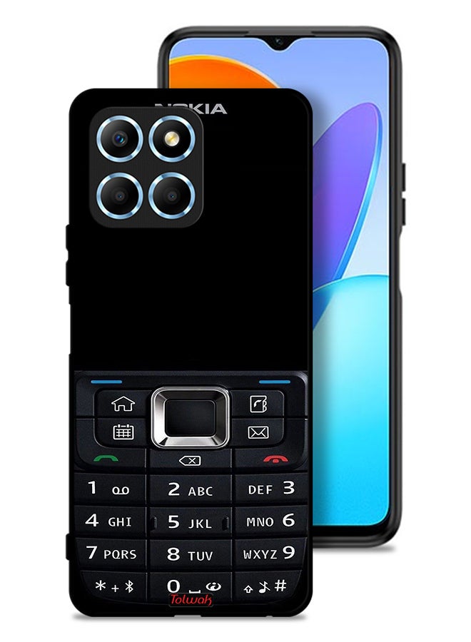 Tolwak Honor X8 5G Protective Case Cover Old Phone Pattern - Image 1