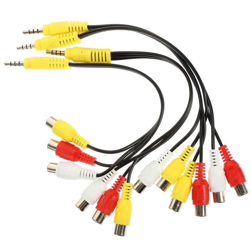 3 5mm Male to 3 Way Female Audio Splitter Cable for Home Theater TV Extension - Image 2