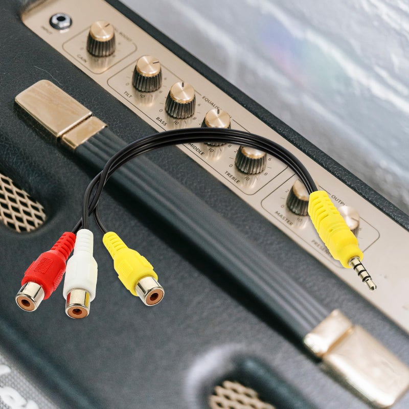 3 5mm Male to 3 Way Female Audio Splitter Cable for Home Theater TV Extension - Image 4