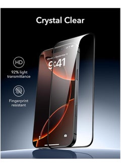 ESR ESR 3 Packs 9H+ Tempered Glass Screen Protector for iPhone 16 Pro, Bubble- and Dust-Free, iPhone Tempered Glass, Highest Grade Shatterproof Protection, Durable with Updated Easy Installation Tool  - Image 2