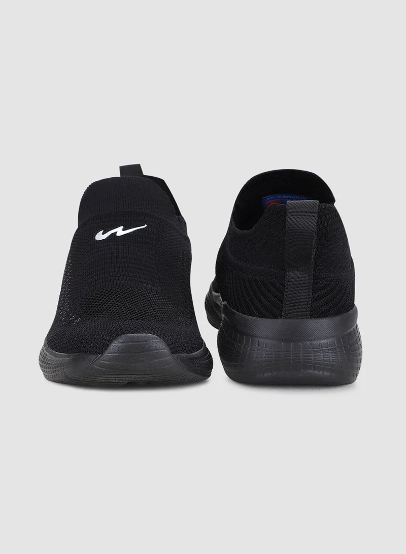CAMPUS Blk/Gry Men's Black Slip On Shoes - Lightweight Shoes, Minimalist Designed for Style for Men | Best Price UAE