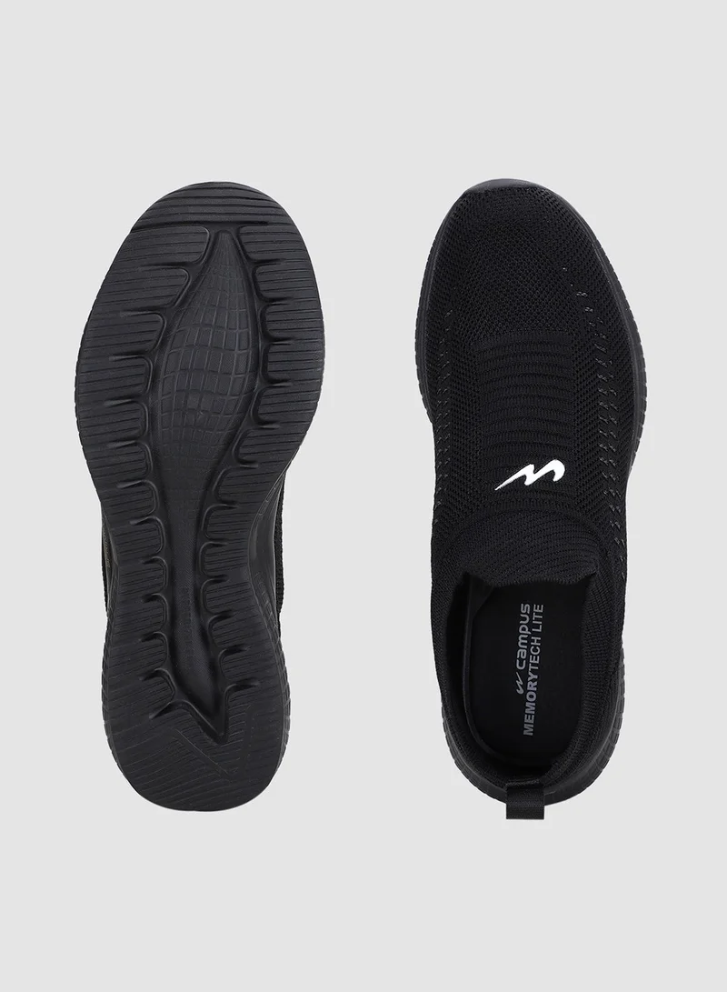 CAMPUS Blk/Gry Men's Black Slip On Shoes - Lightweight Shoes, Minimalist Designed for Style for Men | Best Price UAE