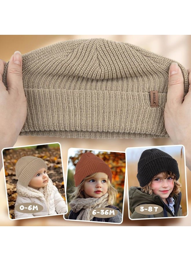 Bebila Baby Beanie Toddler Infant Winter Hats Knit Warm Caps for Boys Girls - Image 4