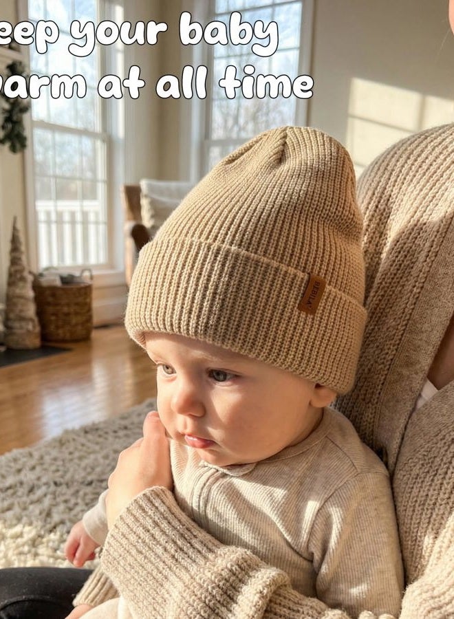 Bebila Baby Beanie Toddler Infant Winter Hats Knit Warm Caps for Boys Girls - Image 3