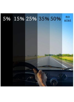SYOSI Window Tint Film, 70% VLT Professional Uncut Car Window Film, Car Packaging Sun Film Suitable For Sunscreen Heat Insulation, Car Diy, Privacy Protection 2 Roll, 1m×50cm  - Image 3
