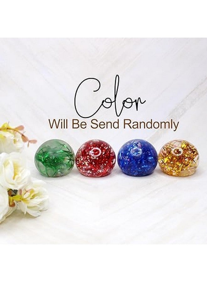GLAN Glitter Squishy Balls for Playing Indoor and Outdoor Fun Sparkle Squeeze Toy Balls for Kids (Set of 2) - Image 3