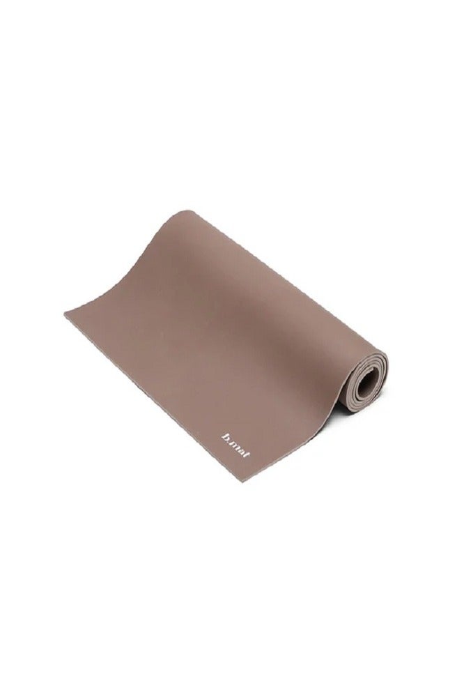HALFMOON B Mat Strong 6 mm – Cacao | Deep Earth Tone Natural Rubber Yoga Mat with Cushioned Grip - Image 1
