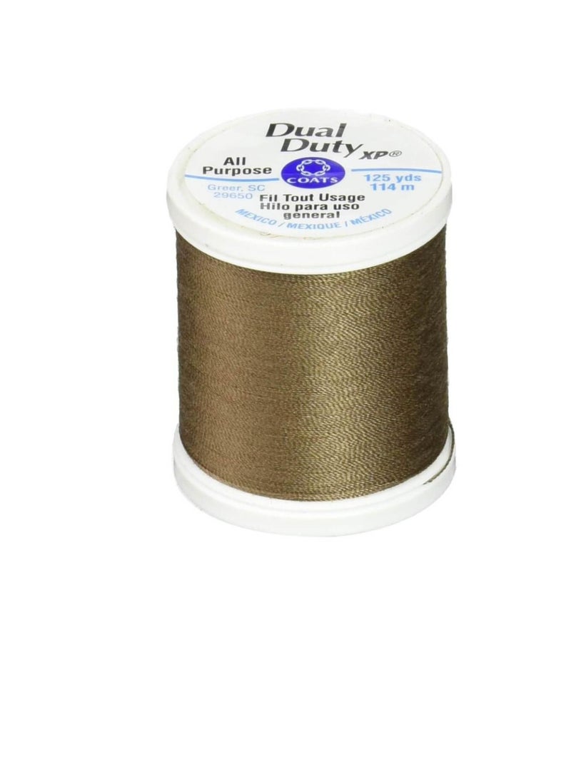 Coats - Coats Dual Duty XP General Purpose Thread 125yd Summer Brown - Image 1
