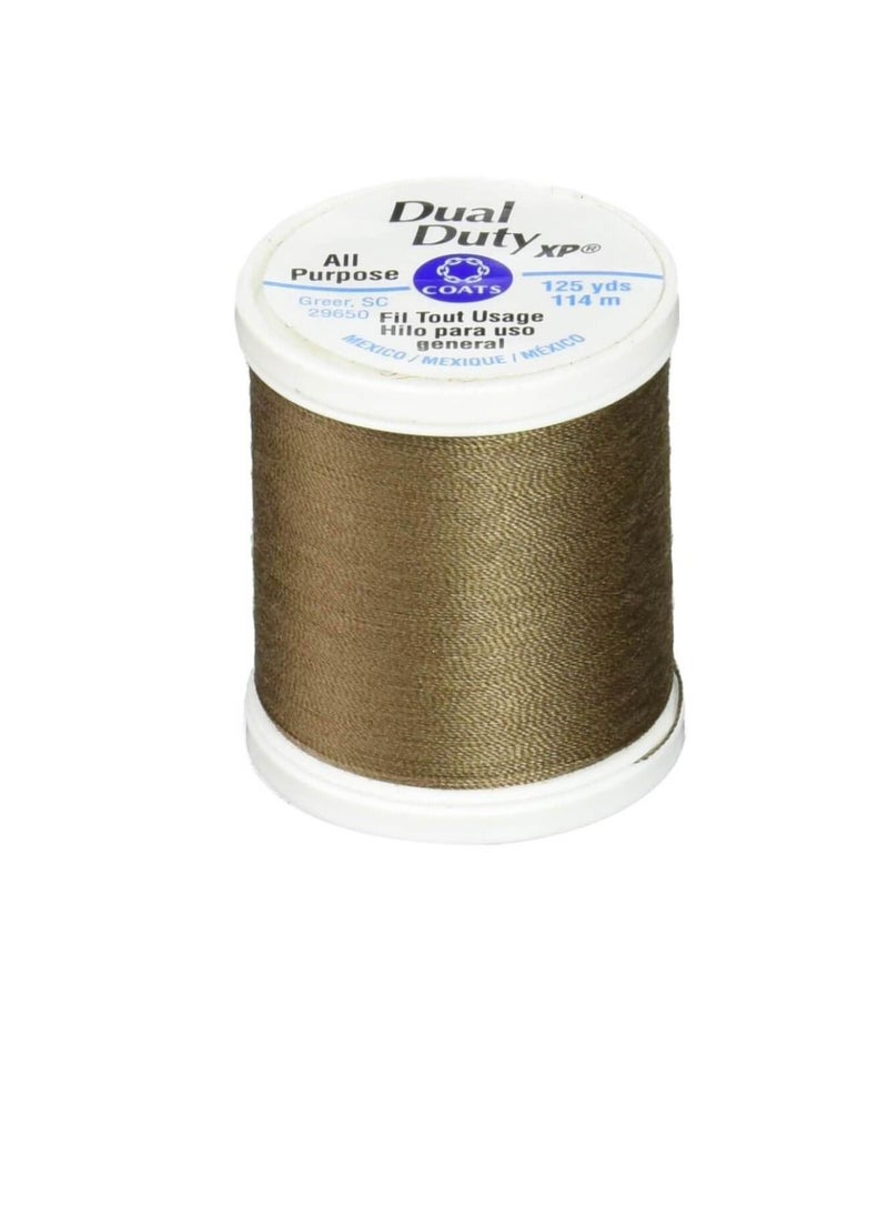 Coats - Coats Dual Duty XP General Purpose Thread 125yd Summer Brown - Image 1