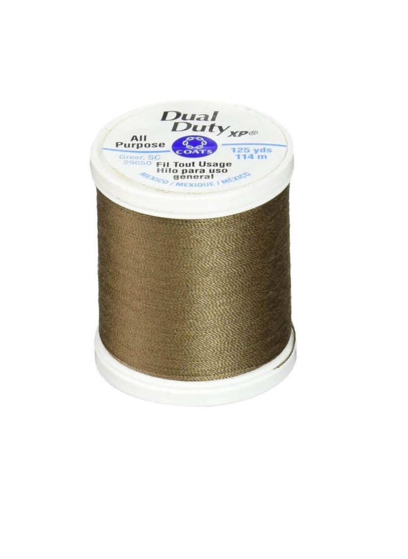 Coats - Coats Dual Duty XP General Purpose Thread 125yd Summer Brown - Image 1