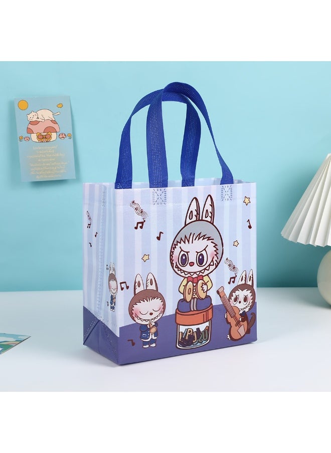 LABUBU labubu gift packaging plastic hand-held gift children's birthday gift bag - 8 pieces  - Image 4