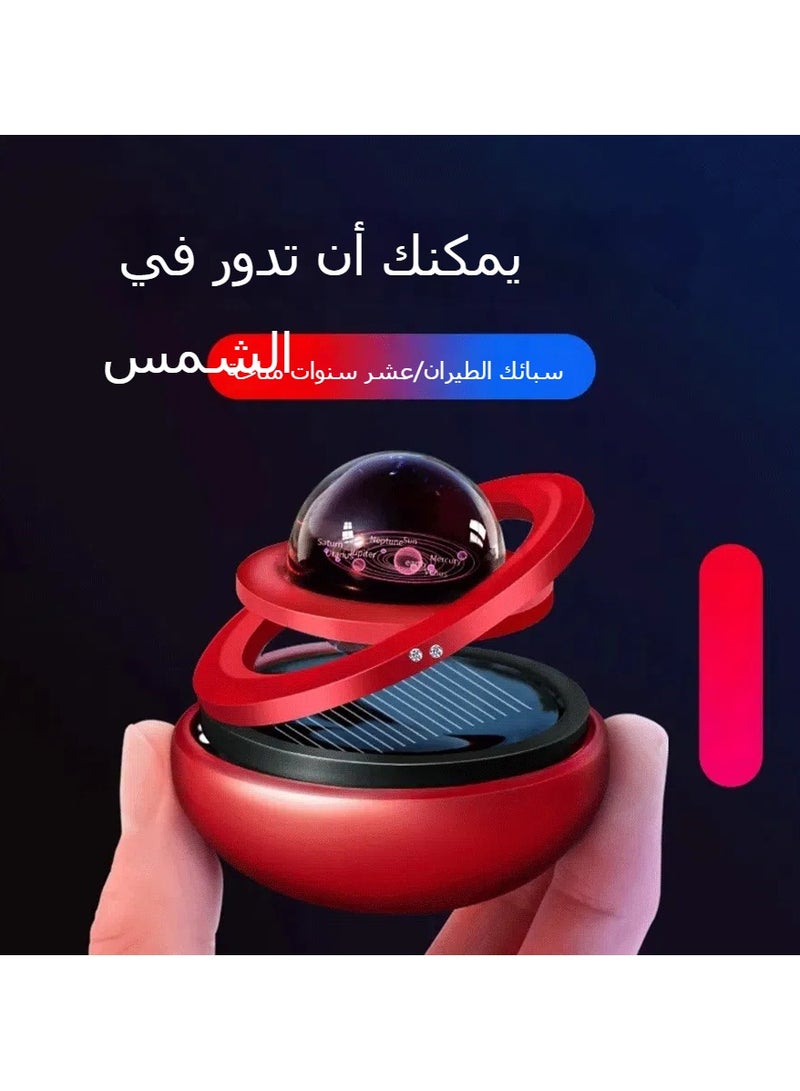 general Solar Aircraft Car Ornaments - High-end car center console decorations, creative men's car interior items, fashion car accessories, unique gift options - Image 2