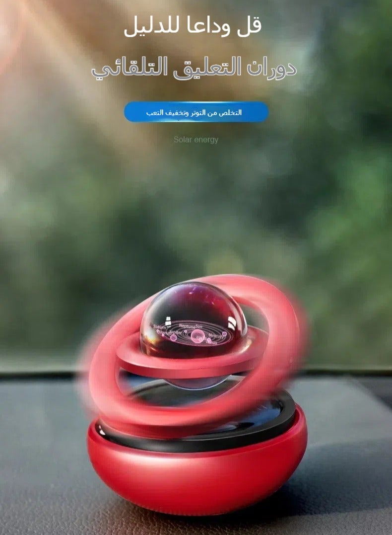 general Solar Aircraft Car Ornaments - High-end car center console decorations, creative men's car interior items, fashion car accessories, unique gift options - Image 4