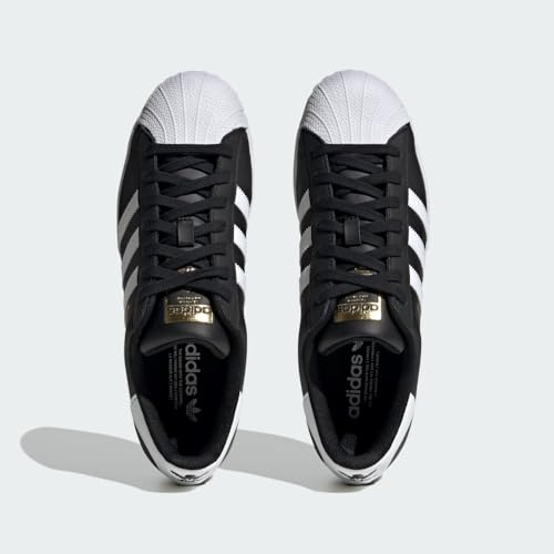 adidas Originals Men's Superstar Sneaker, Black/White/Black, 11.5 - Image 3