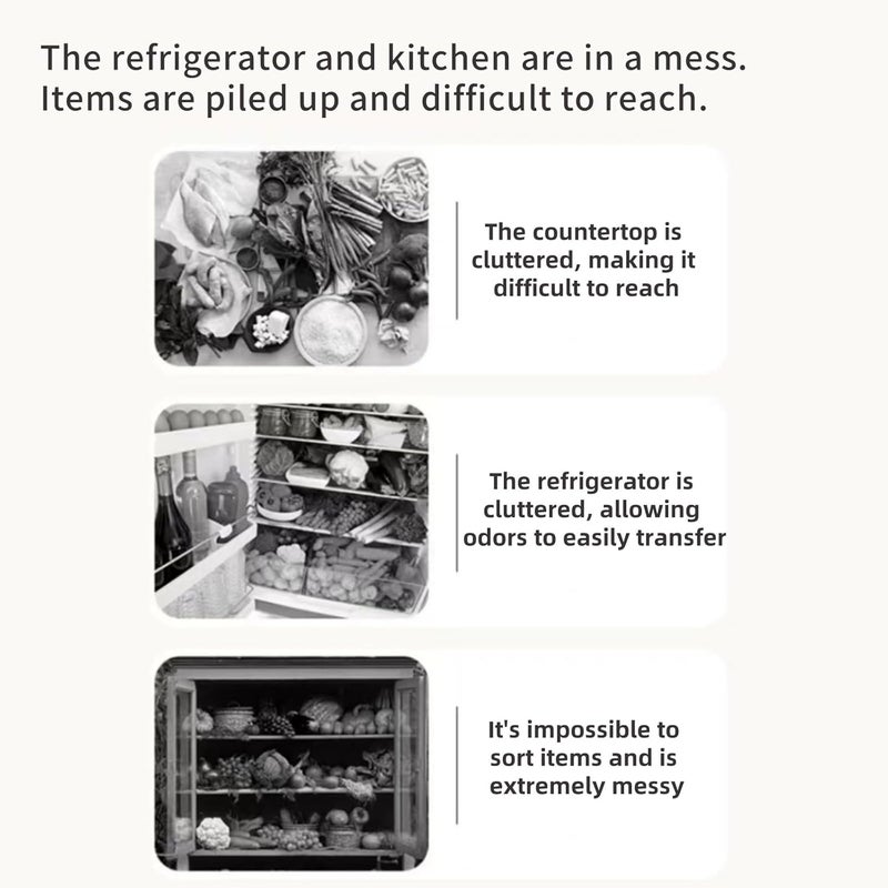 Lullaxx Food Container For Kitchen,Food Storage,Plastic Container,4-Piece Reusable Plastic,Meal Prep Container Set,Stackable Kitchen Organizers,Microwaveable,Freezer-Safe,Dishwasher-Safe - Image 4