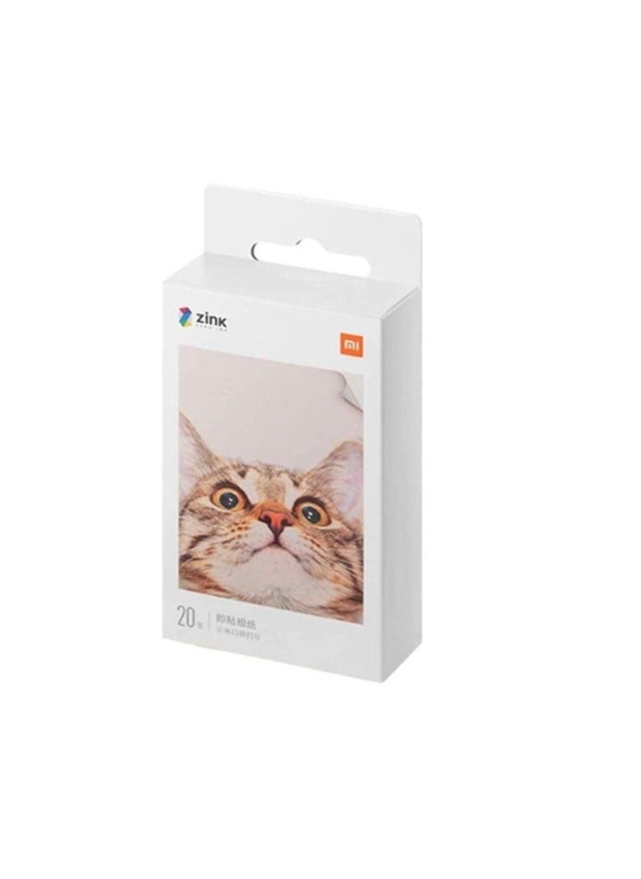 Xiaomi Xiaomi ZINK Photo Paper 2x3 inch – 20 Sheets per Pack (Total 100 Sheets, Pack of 5) | Sticky-Back, Ink-Free Printing, Compatible with Mi Portable Photo Printer  - Image 2