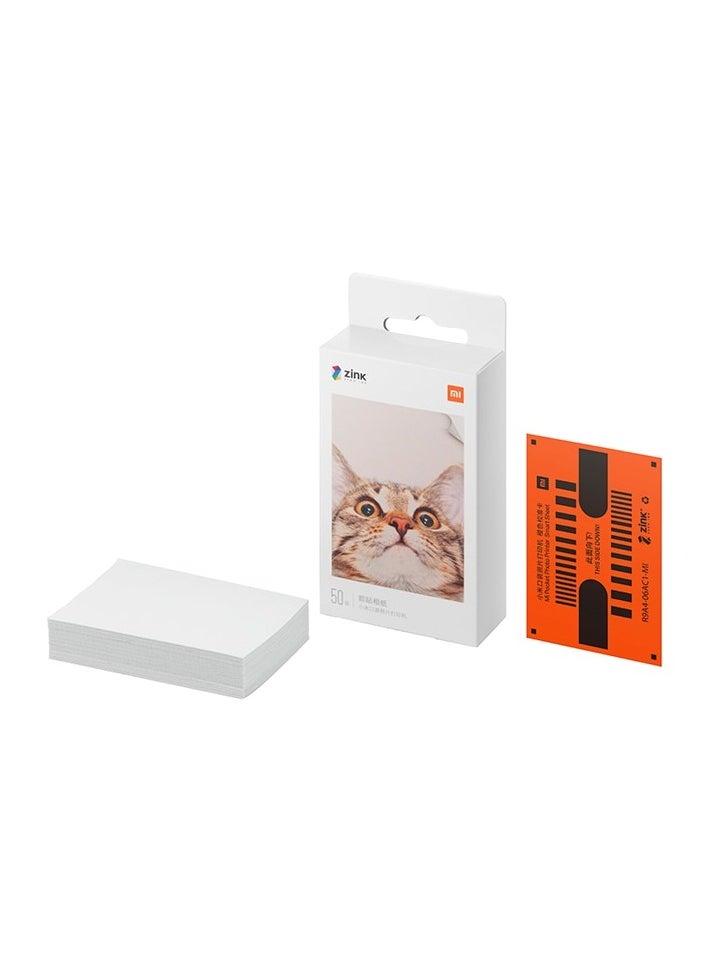 Xiaomi Xiaomi ZINK Photo Paper 2x3 inch – 20 Sheets per Pack (Total 100 Sheets, Pack of 5) | Sticky-Back, Ink-Free Printing, Compatible with Mi Portable Photo Printer  - Image 3