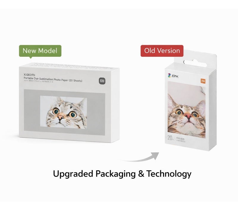 Xiaomi ZINK Photo Paper 2x3 inch – 20 Sheets per Pack (Total 100 Sheets, Pack of 5) | Sticky-Back, Ink-Free Printing, Compatible with Mi Portable Photo Printer - Image 3