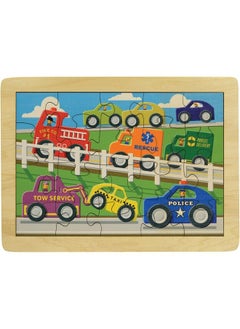 Maple Landmark 11" X 15" Busy Highway Puzzle Made In Usa  - Image 2