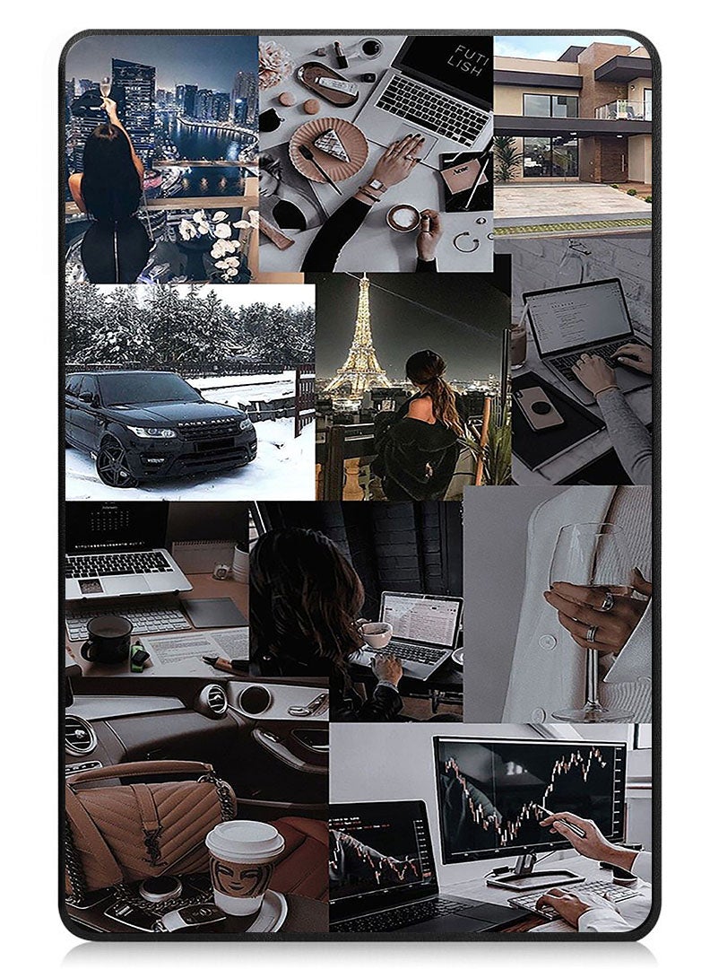 Theodor Protective Flip Case For Huawei MatePad 11.5 S (2024) With Trifold Stand Auto Wake Sleep Shockproof Cover collage 2 - Image 1