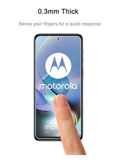DUSALA 2 Pack Motorola Moto G24 Tempered Glass Screen Protector,  Hardness Protective film for Motorola Moto G24, High Clear, Anti Scratch, Bubble Free Tempered glass film  - Image 3