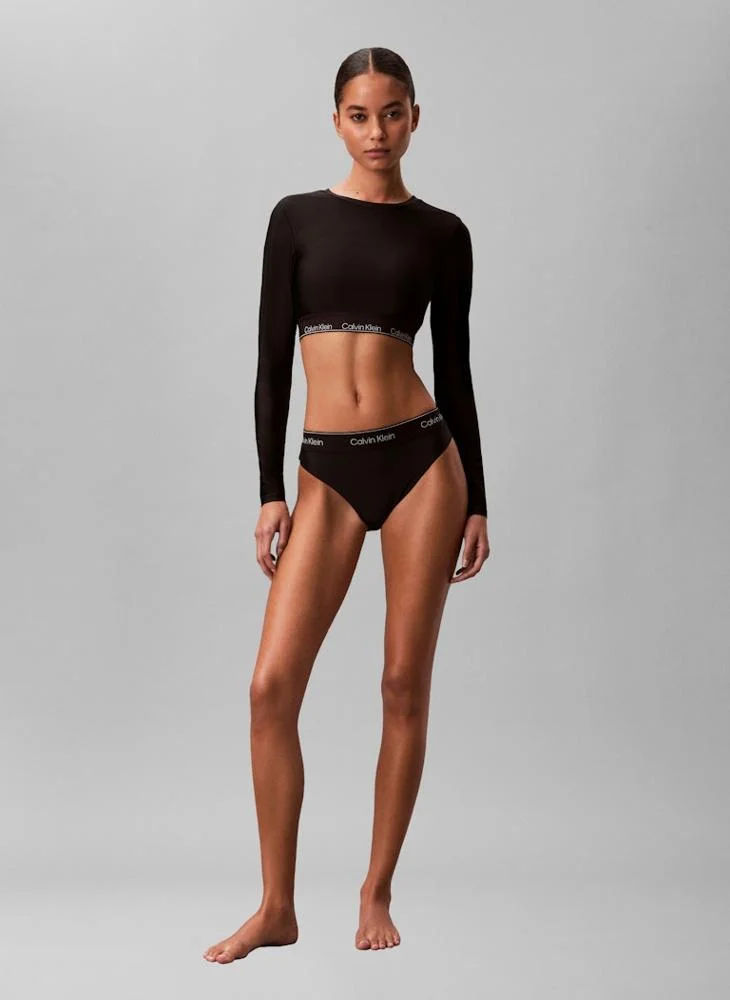 CALVIN KLEIN  Logo Band Swim Bottom Bikini for Women | Best Price UAE