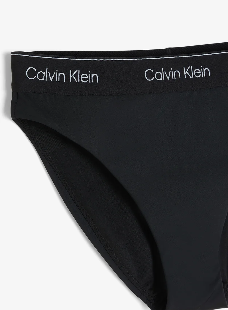 CALVIN KLEIN  Logo Band Swim Bottom Bikini for Women | Best Price UAE
