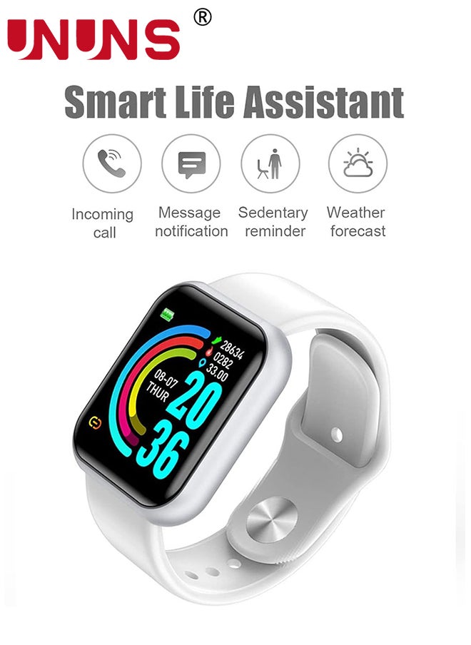 UNUNS - Smart Watch,Fitness Watch 1.44'' Touchscreen With Heart Rate Sleep Monitor,Blood Oxygen,Tracker for Health,Running, Waterproof Pedometer Smartwatch Compatible With IOS Android For Women Men - Image 1