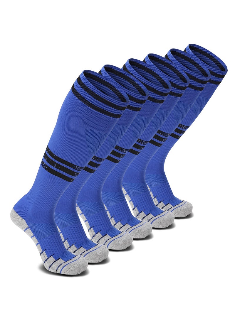 SKY WING Mens Baseball Socks Football Softball Knee High Sock Unisex Athletic Soccer Socks  1/2/3/4 Pairs for Youth Adult  Men and Women - Image 1