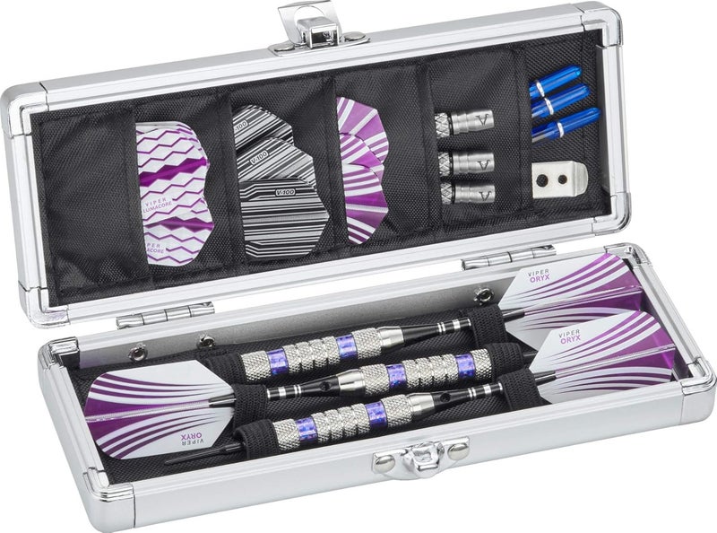 Casemaster Accolade Aluminum Dart Case for 3 Steel Tip and Soft Darts - Slim and Portable Design - Image 1