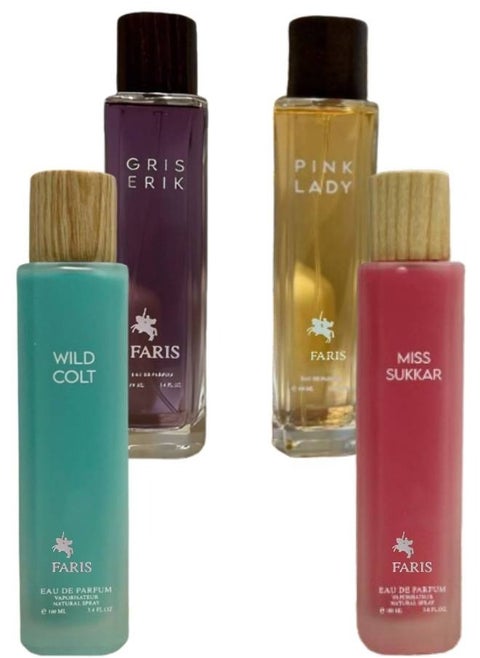 Gris Erik And Pink Lady And Wild Colt And Miss Sukkar Perfume 100ML