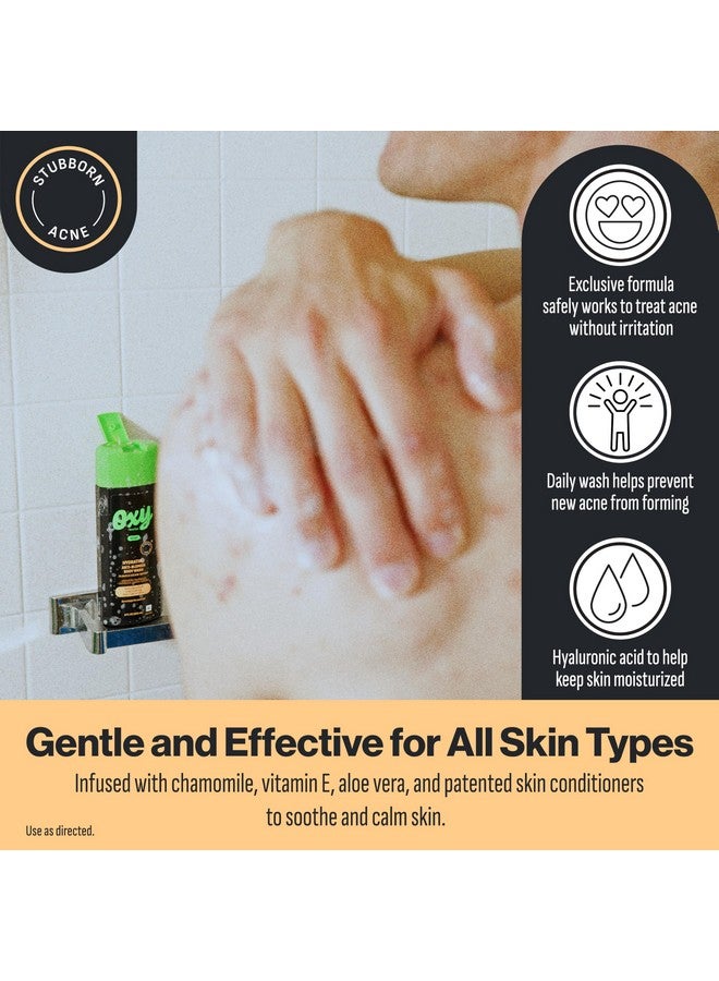 أوكسي غسول الجسم أوكسي لعلاج حب الشباب العنيد، مضاد للبقع، للمراهقين، 2% حمض الساليسيليك، غسول مرطب للوجه والجسم، يزيل ويمنع ظهور البثور، علاج سريع المفعول لحب الشباب، موصى به من قبل أطباء الجلدية، 9 أونصة سائلة - Image 3