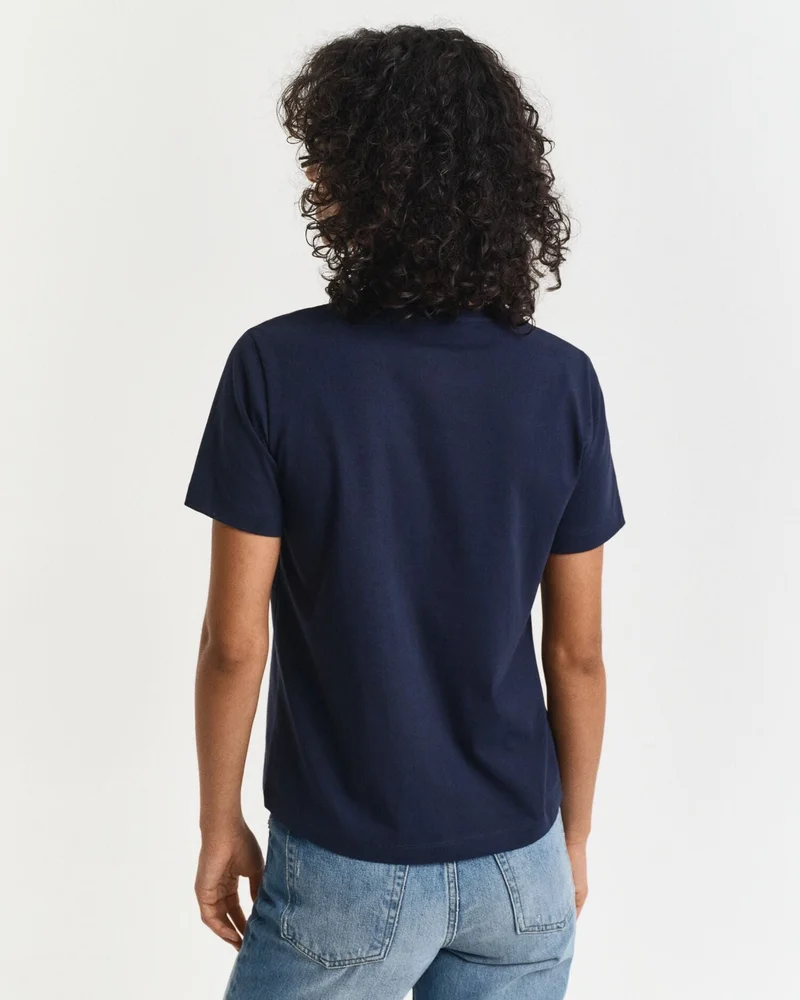 GANT Regular Tonal Graphic Short SleeveT-Shirt