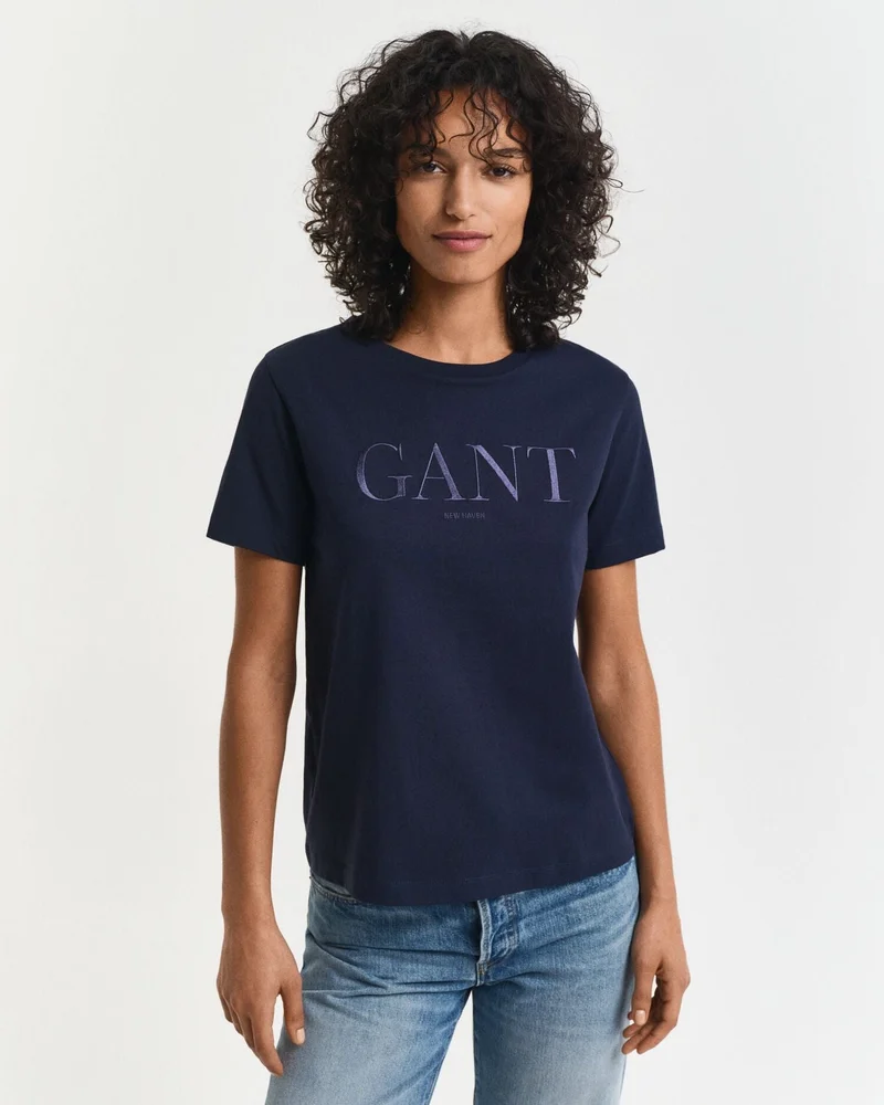 GANT Regular Tonal Graphic Short SleeveT-Shirt