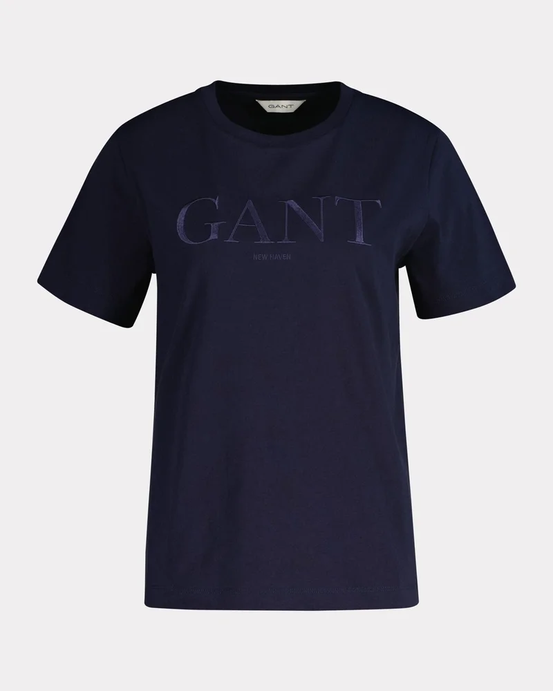 GANT  Regular Tonal Graphic Short SleeveT-Shirt for Women | Best Price UAE