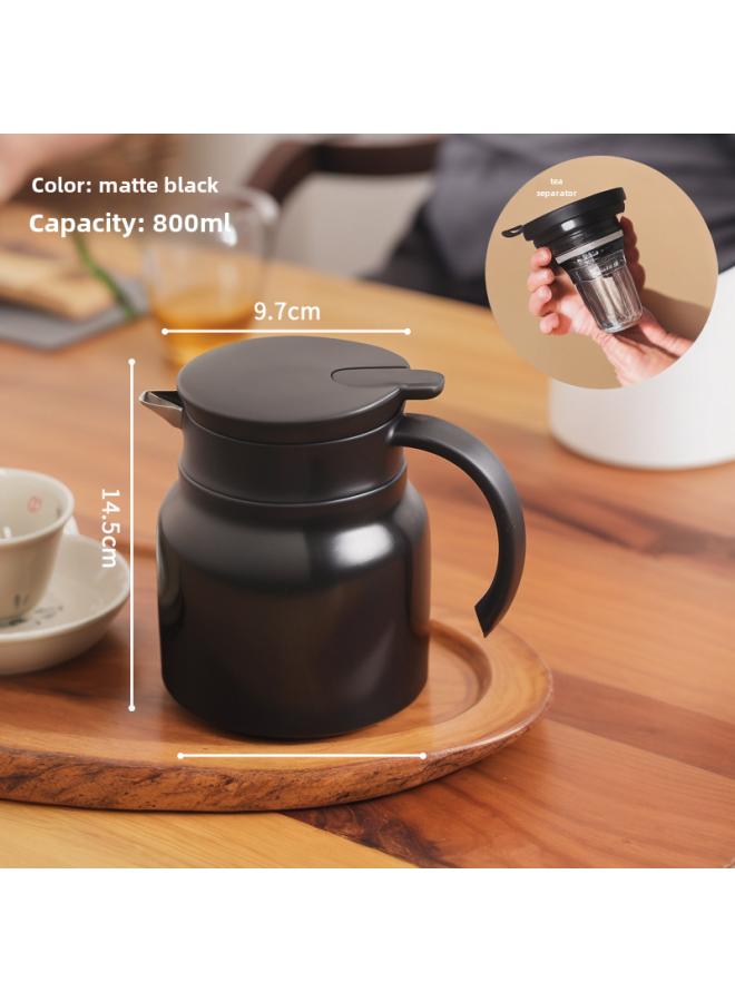 3 6 Stainless Steel Stew Teapot Household Tea Special Display Temperature Small Capacity Tea Water Separation Office Heat Pot 