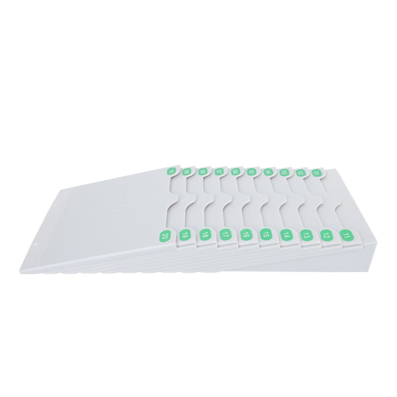 1pc Attendance Cards Holder Flexible Cards Storage Shelf Hanging Shelf - Image 1