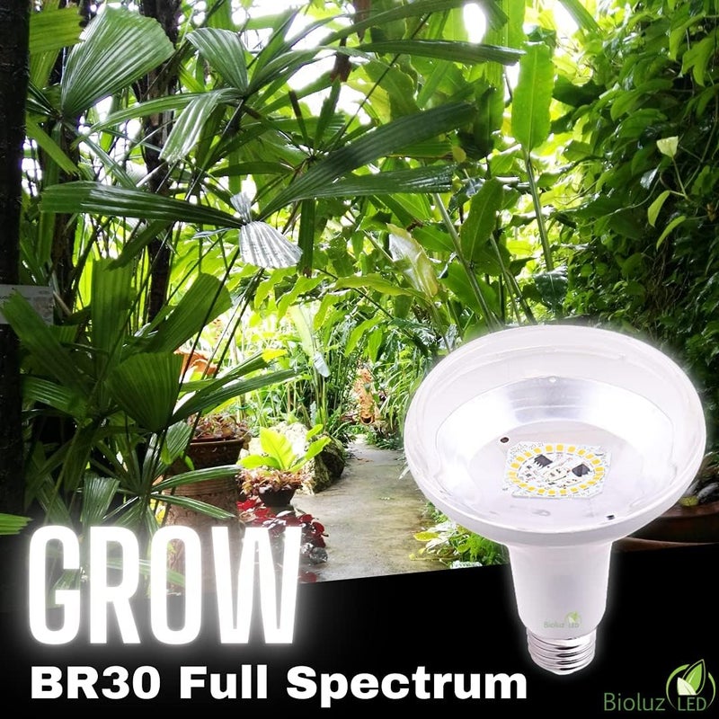 Bioluz LED 2 Pack Full Spectrum Grow Light Bulbs, BR30 LED Bulbs for Indoor Plants, LED Light Bulbs, Indoor Light, Full Spectrum Bulb, Energy-Efficient LED Light, LED Light for Growing Plants - Image 3