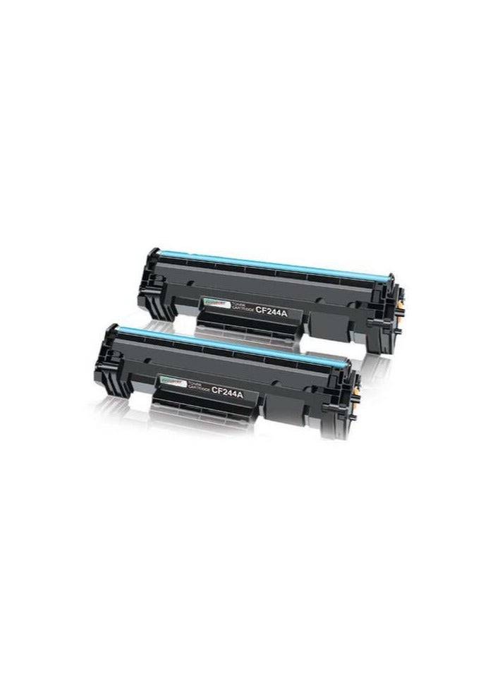 Office Maker 2-Piece Toner Cartridge 44A CF244A Black For HP Laserjet Printer - Image 3