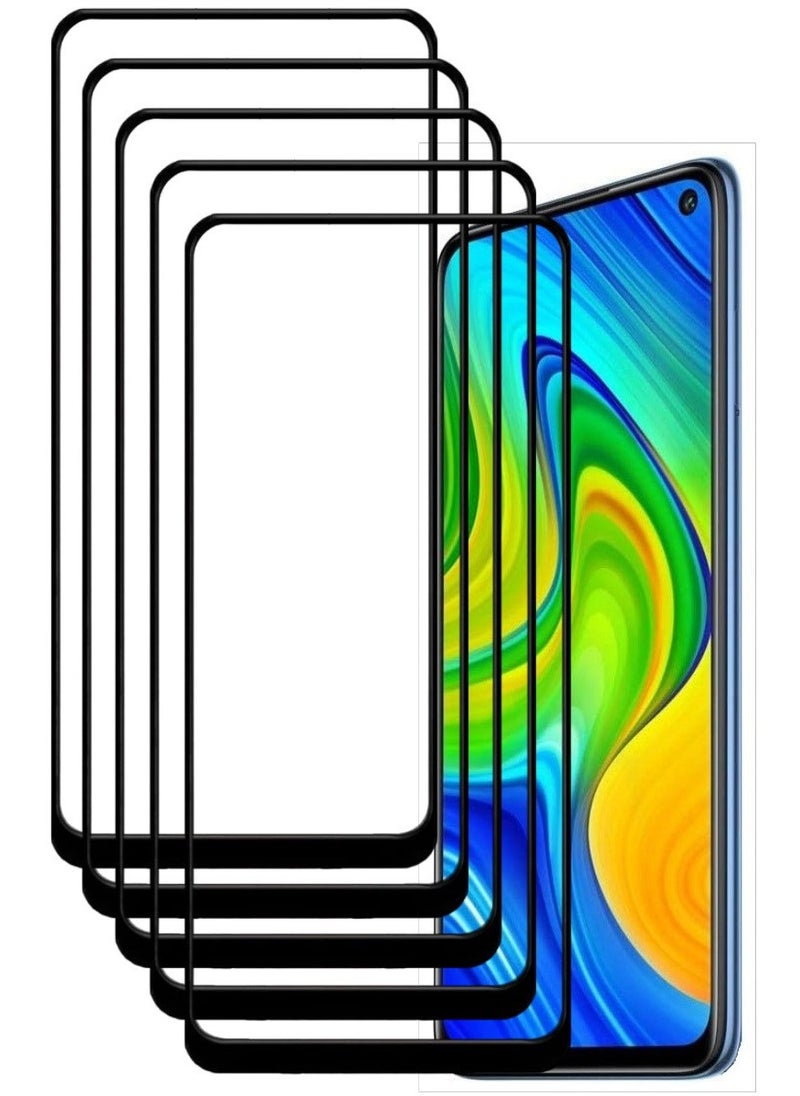 ACLIX 5 Pieces Antistatic ESD Dustproof Premium Quality High Definition Tempered Glass Screen Protector Designed For Xiaomi Redmi Note 9 - Image 1