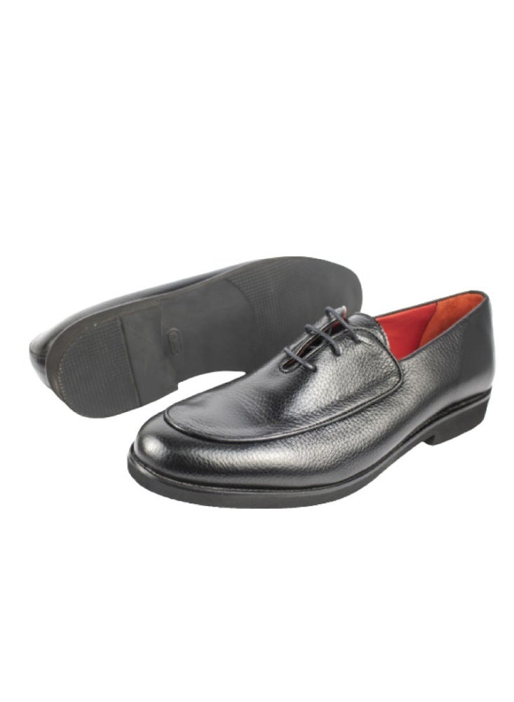 Levent Semi Classic Genuine Leather 
Lace Up Shoes - Image 2