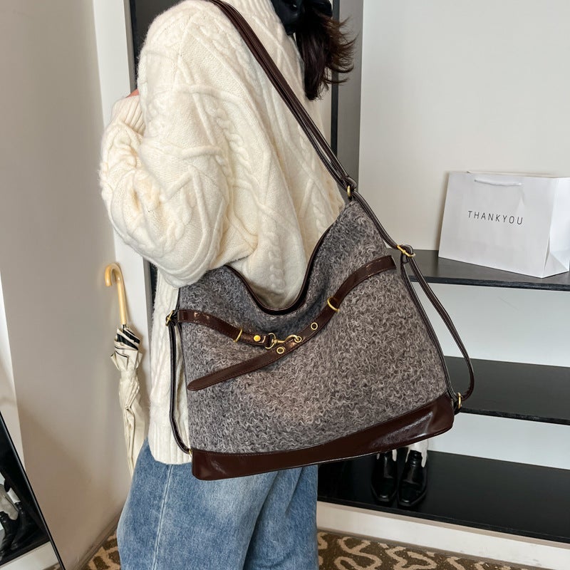 Large Capacity High-Class Denim Bag Women'S Casual Crossbody Bag Shoulder Bag All-Match Commuter Bag - Image 4