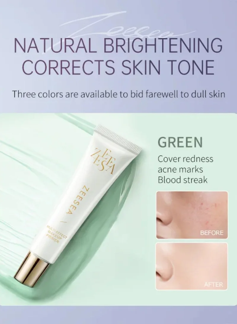 ZEESEA ZEESEA Multi-effect Brightening Primer (Travel portable packaging) #A02 Green
